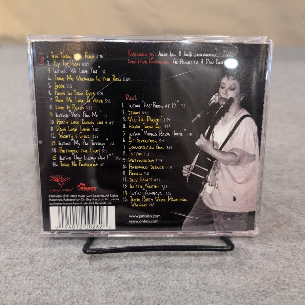 Janis Ian Live Working Without A Net 2 CD Set Folk Music 2003 OBR-026 - Picture 2 of 2